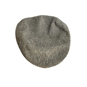 Vintage 90's Finest Headwear Newsboy Hat 100% ‎ Wool Men's Medium 7-7 1/8 Brown